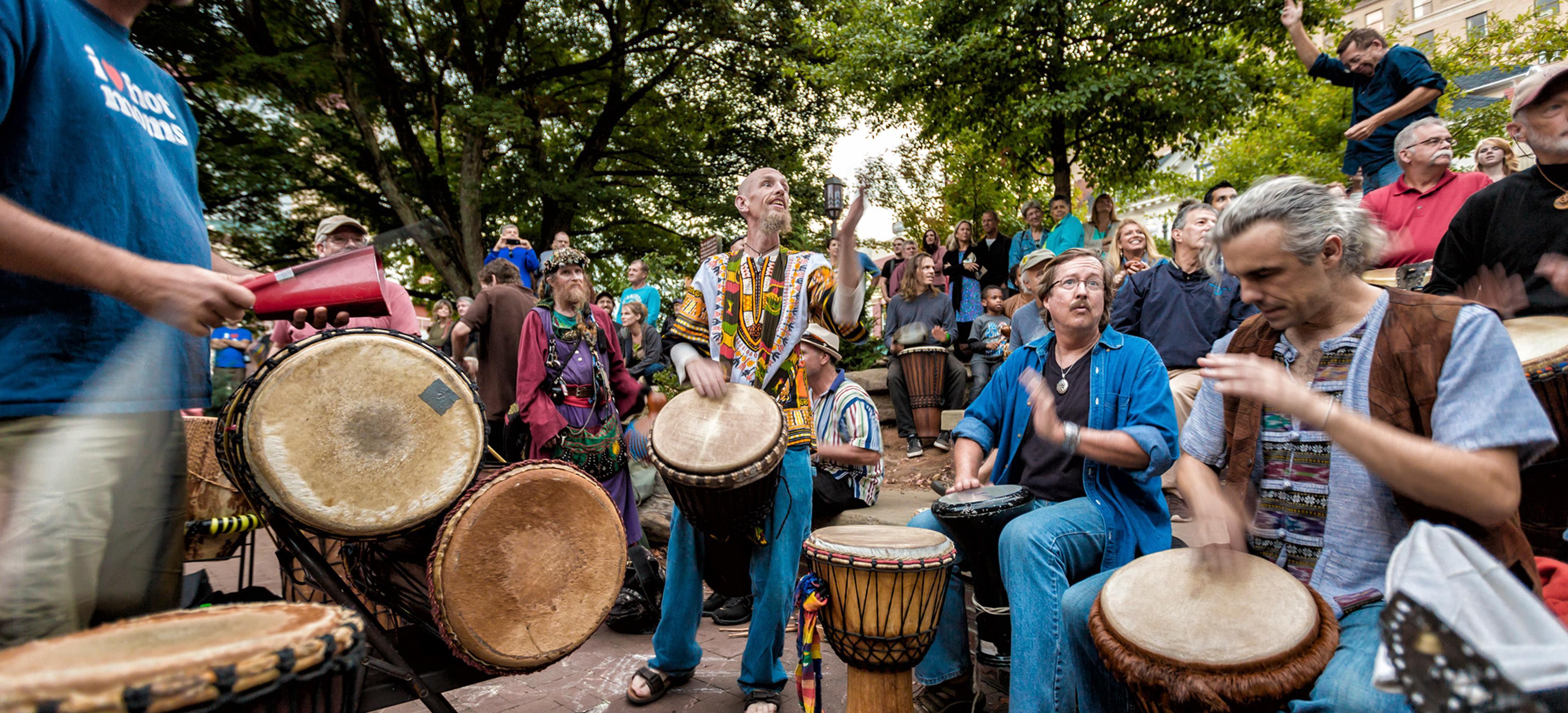 Asheville's Drum Circle