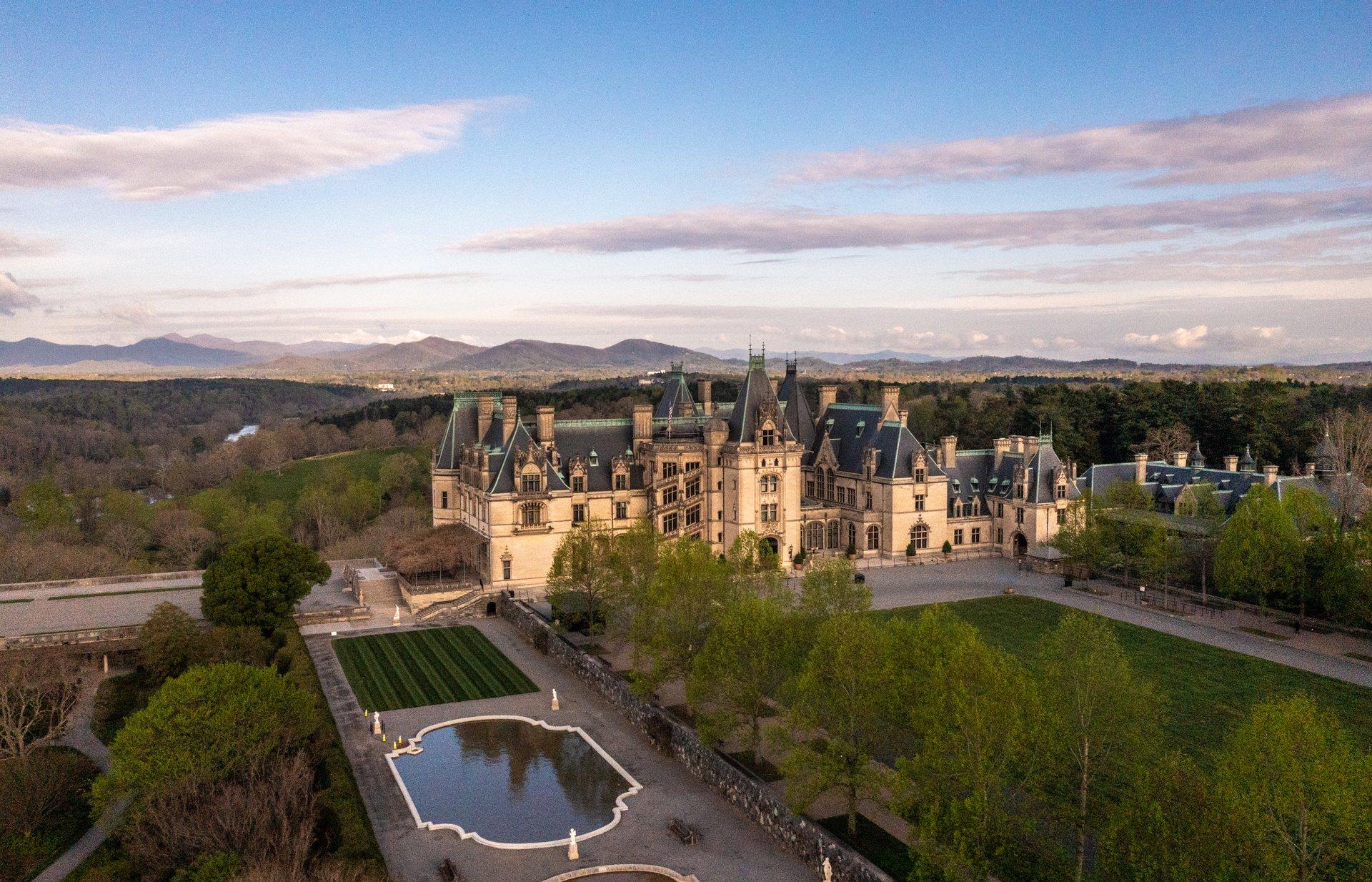 Aerial view of Biltmore