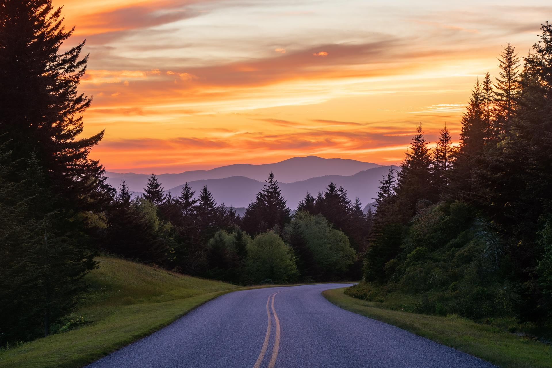 Blue Ridge Parkway Sunset