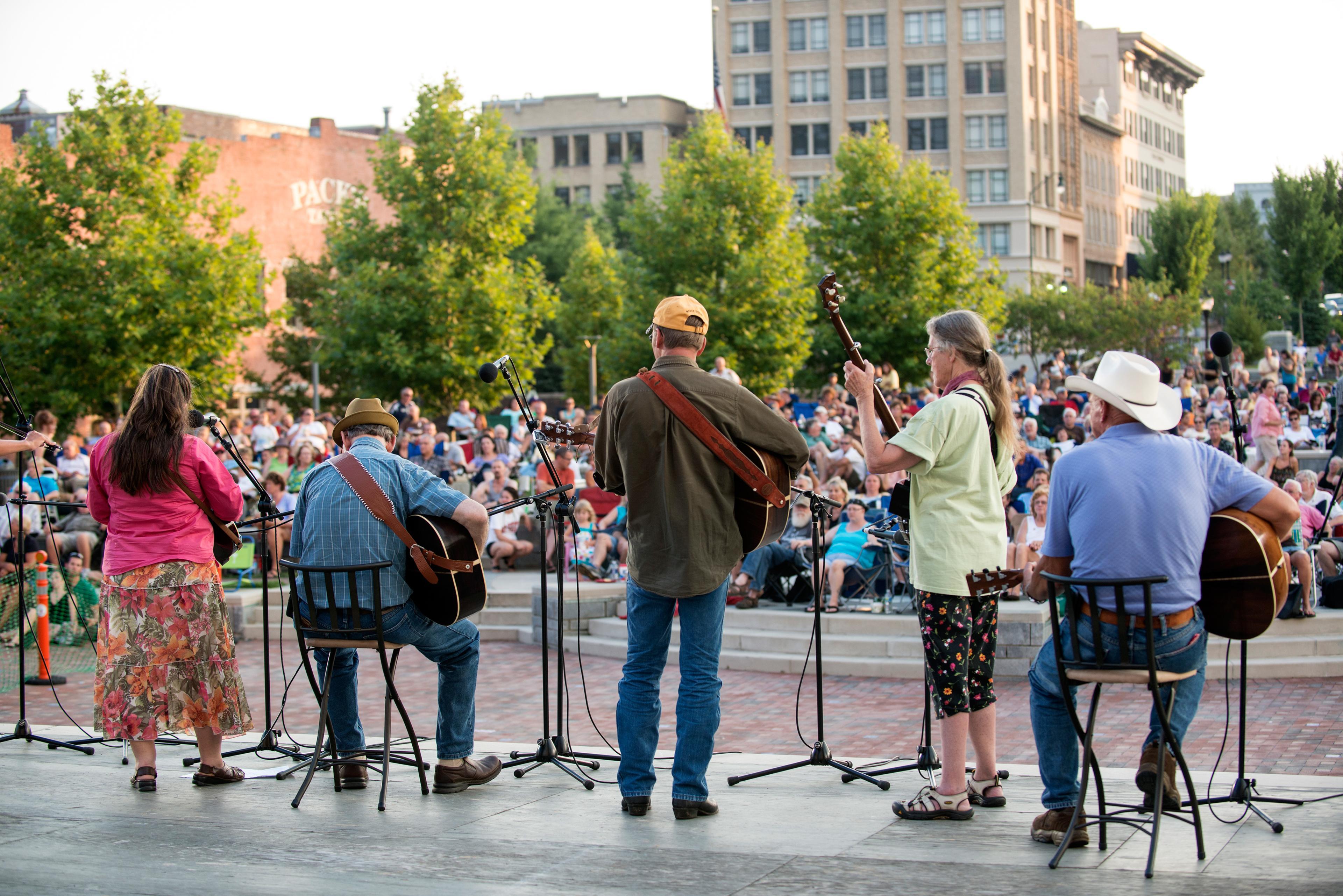 Shindig on the Green Music and Dance Festival in Asheville, NC