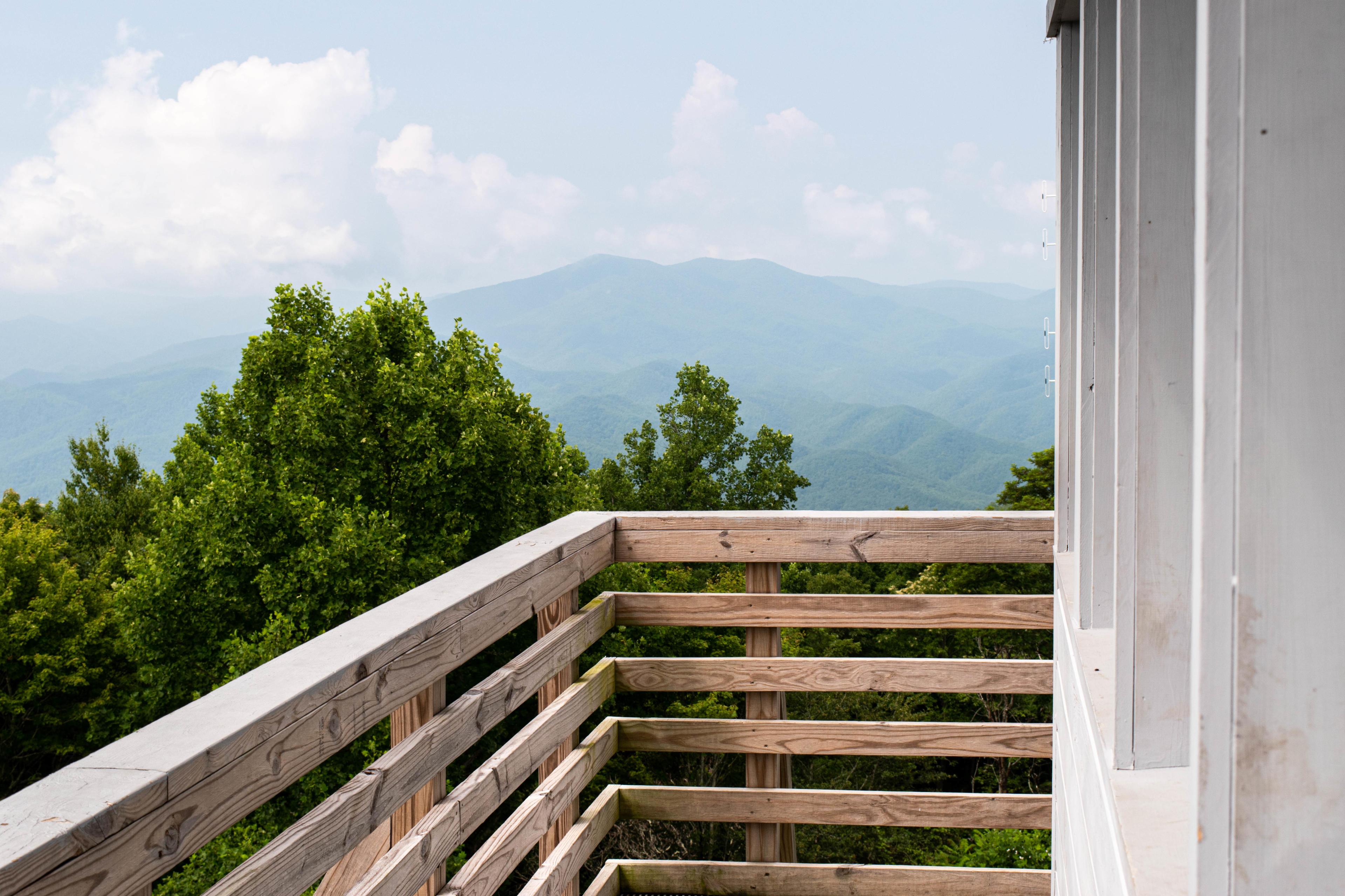 Rich Mountain Fire Tower top view