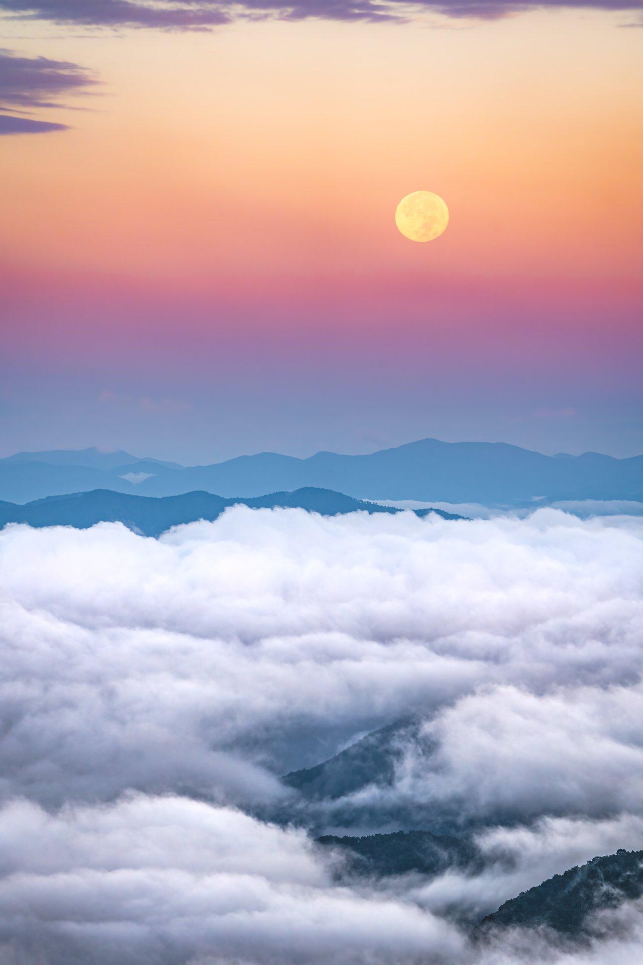 Thermal inversion in the Blue Ridge Mountains