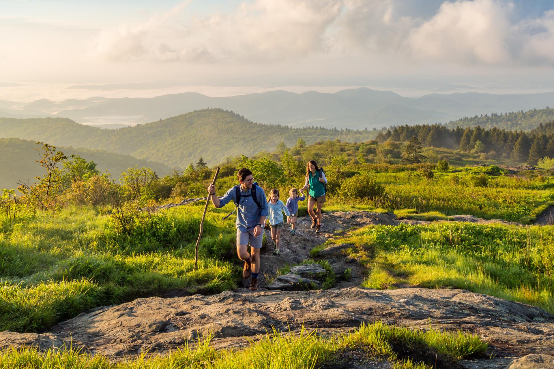 Hiking Black Balsam by Jared Kay