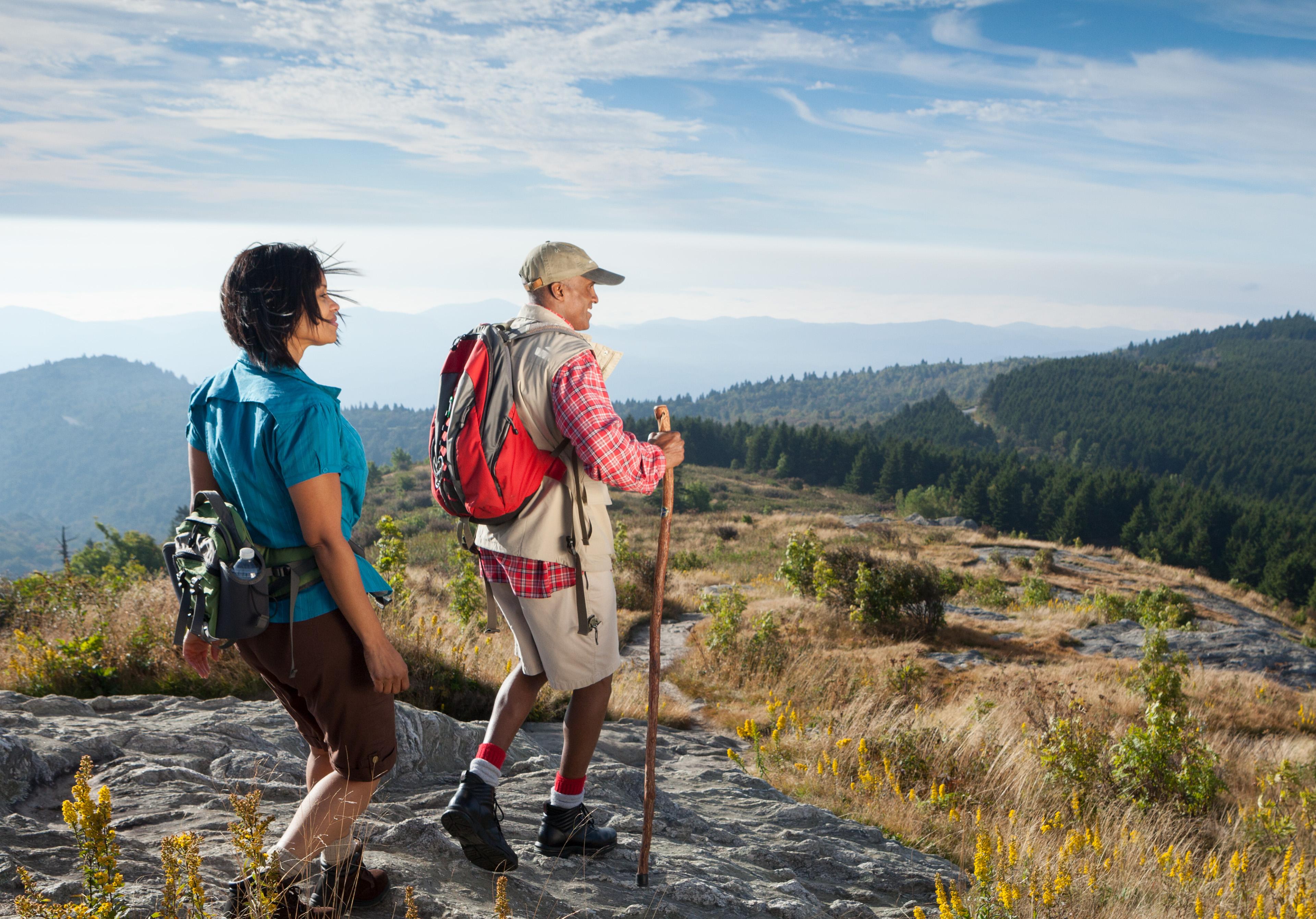 Hiking Black Balsam by Steven McBride